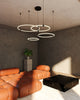 Bruni 55-in Black LED Chandeliers