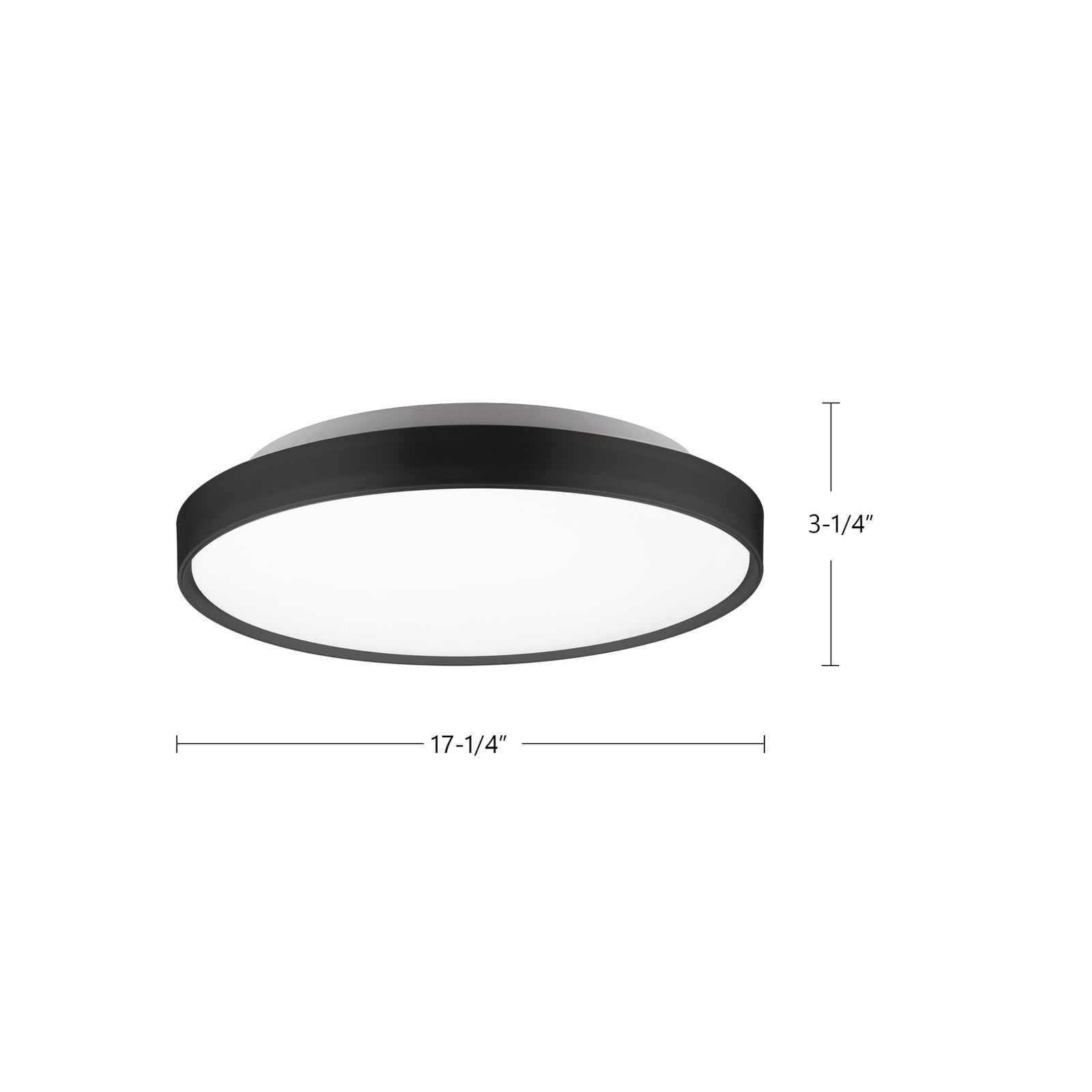 Brunswick 18-in White LED Flush Mount
