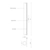Bute 32-in Chrome LED Wall Sconce