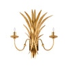 Wheat Sconce - Gold Electrified