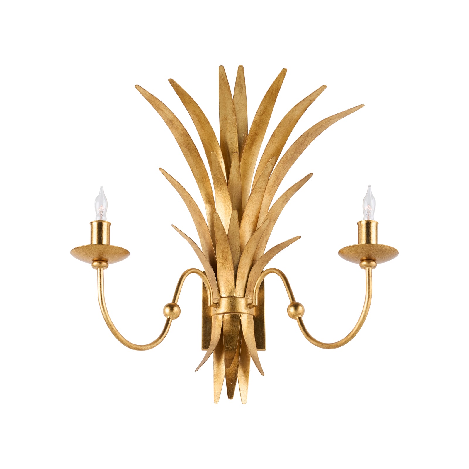 Wheat Sconce - Gold Electrified