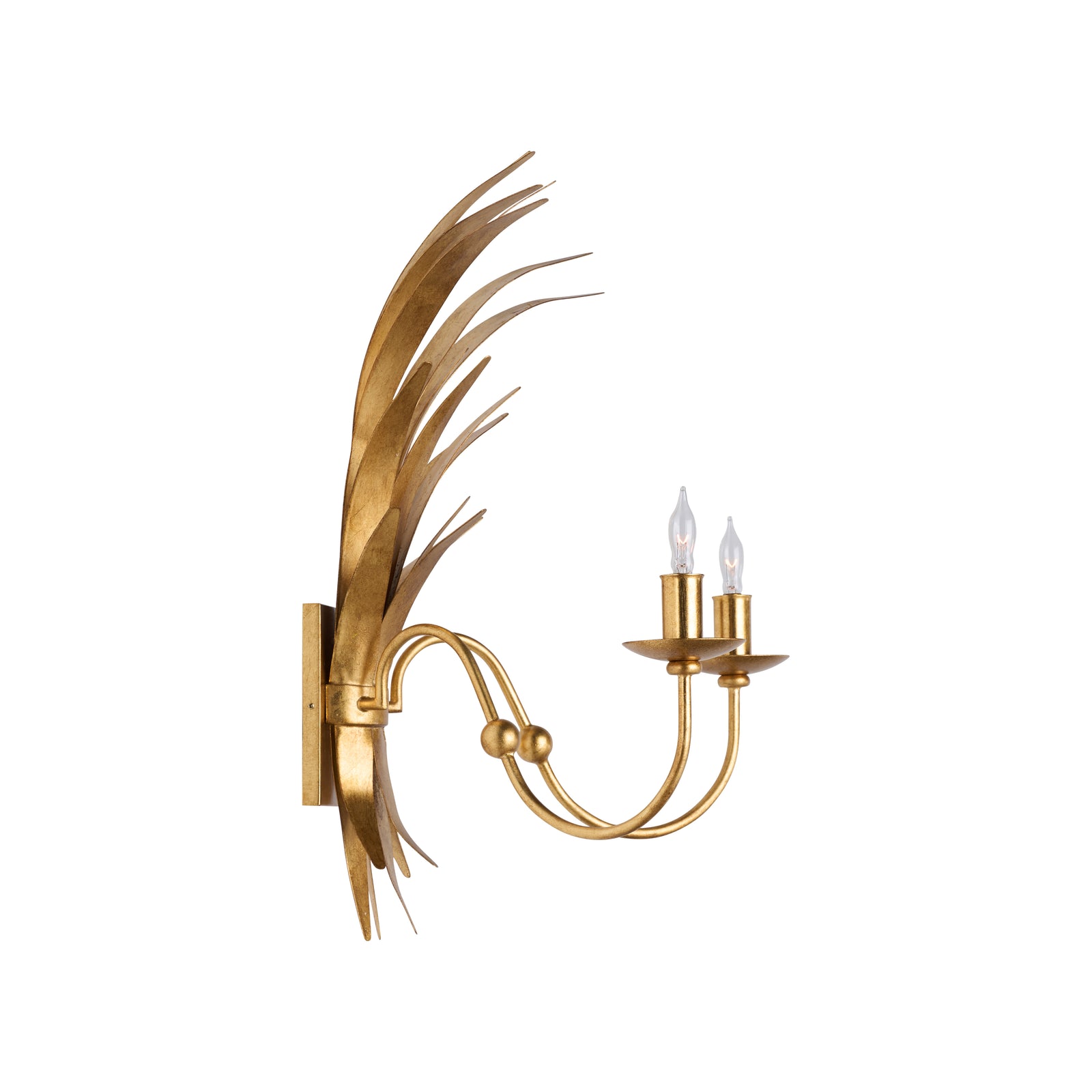 Wheat Sconce - Gold Electrified