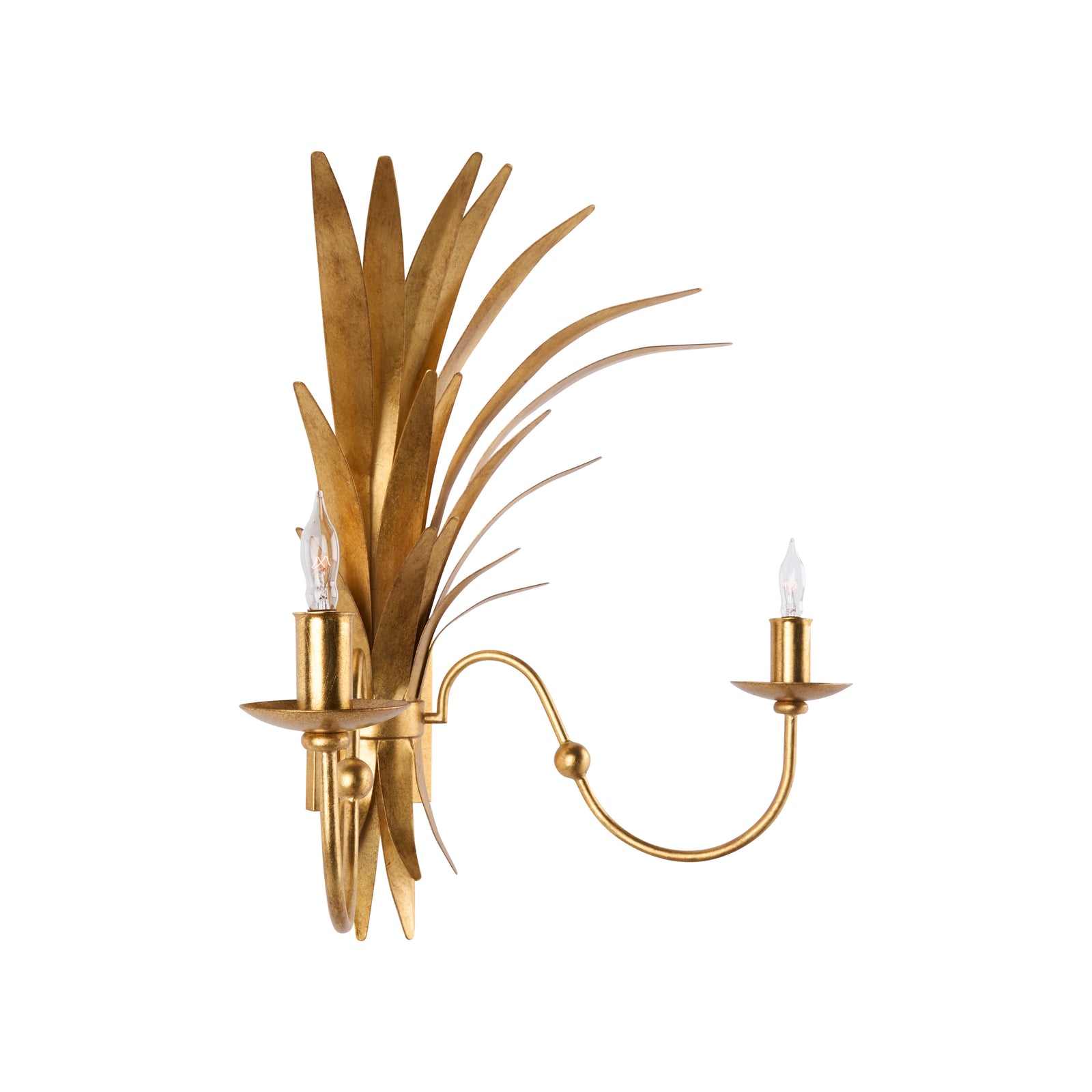 Wheat Sconce - Gold Electrified