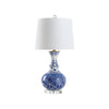 Marguerite Blue And White Lamp