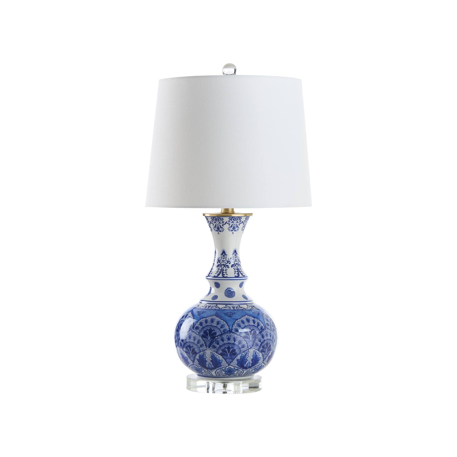 Marguerite Blue And White Lamp