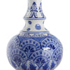 Marguerite Blue And White Lamp
