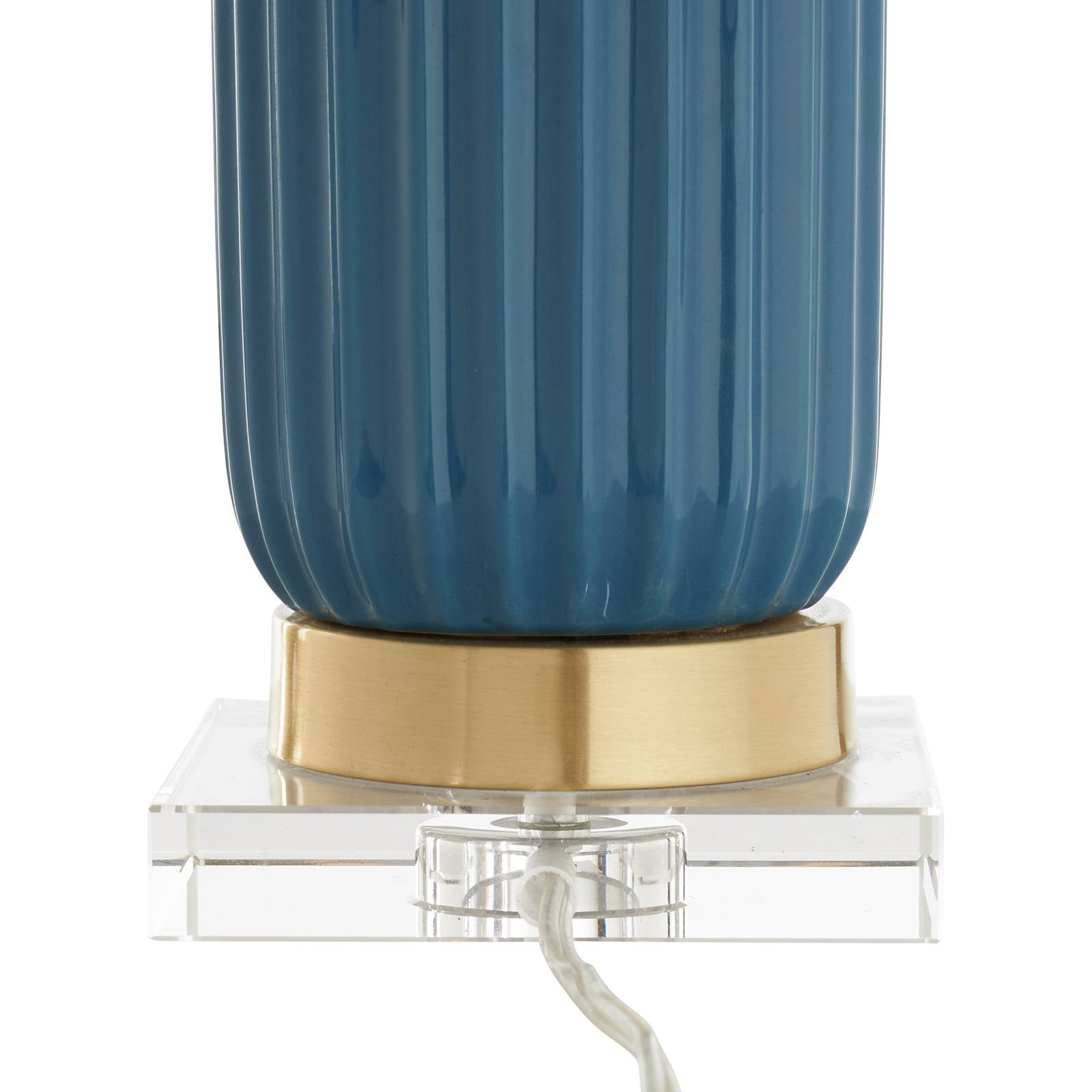 Samuel Ceramic Lamp - Blue