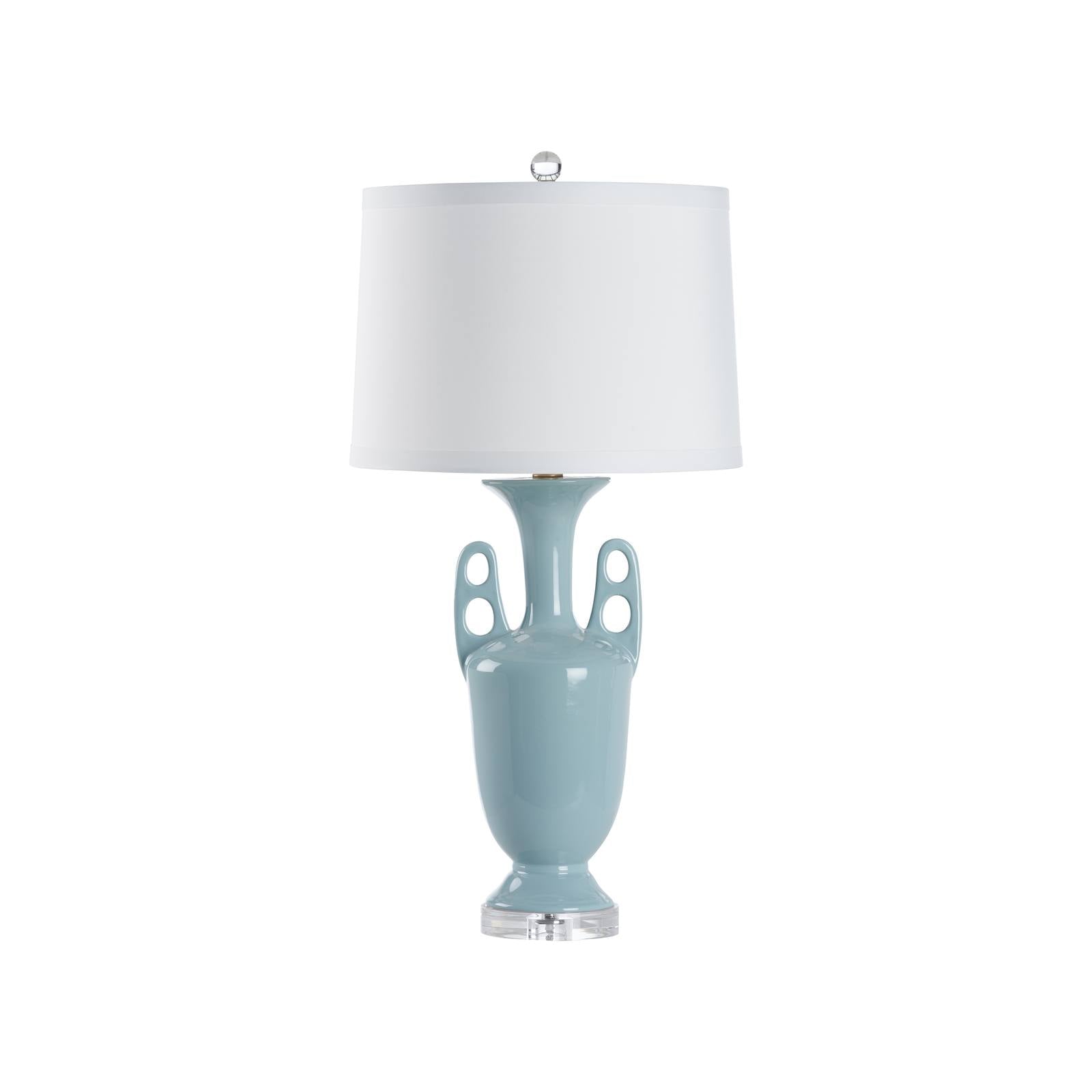Neoclassical Lamp - Pale Blue