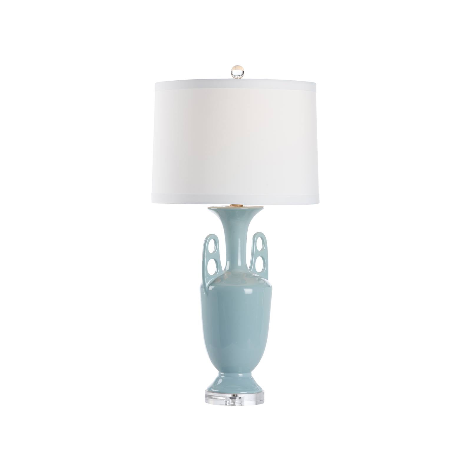 Neoclassical Lamp - Pale Blue