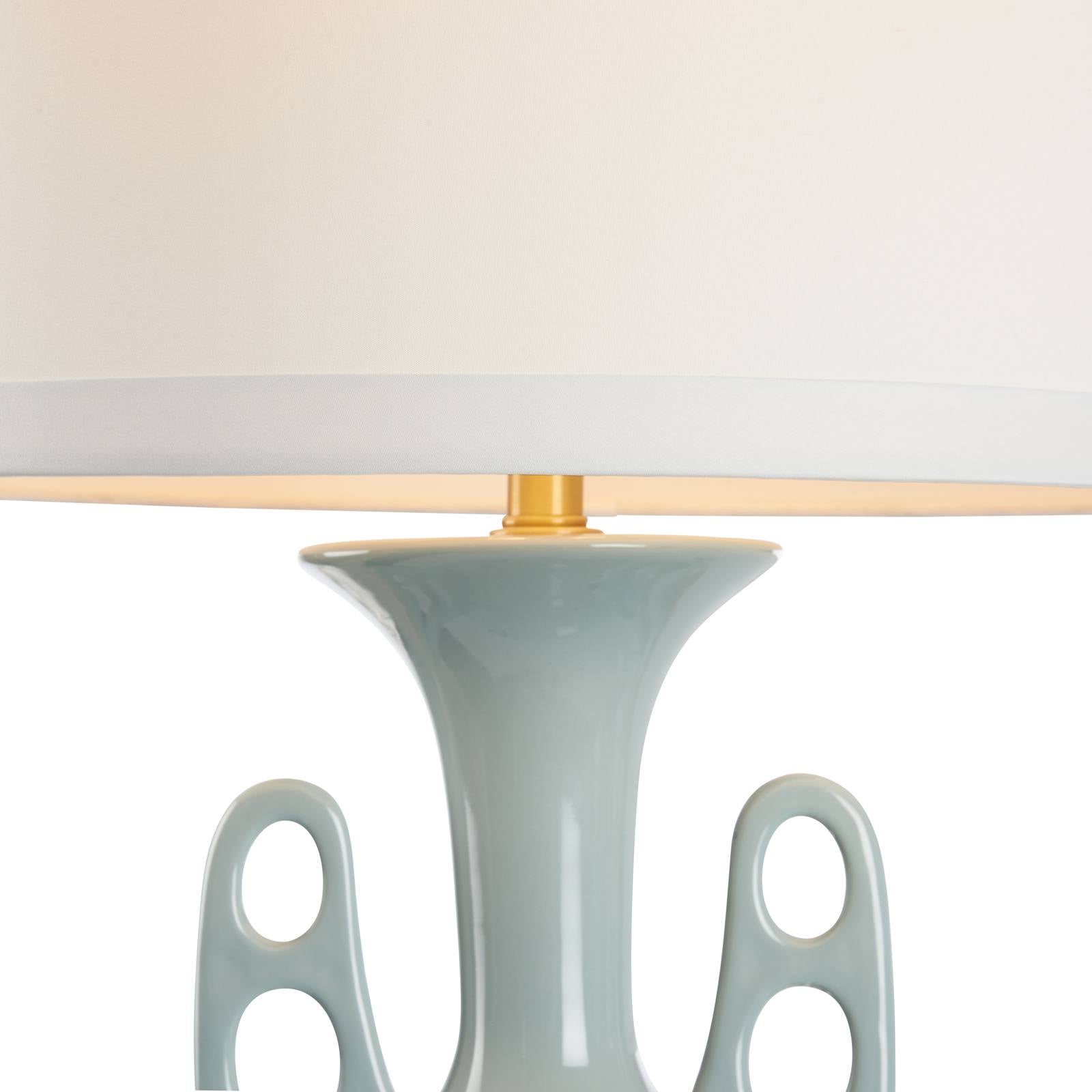 Neoclassical Lamp - Pale Blue