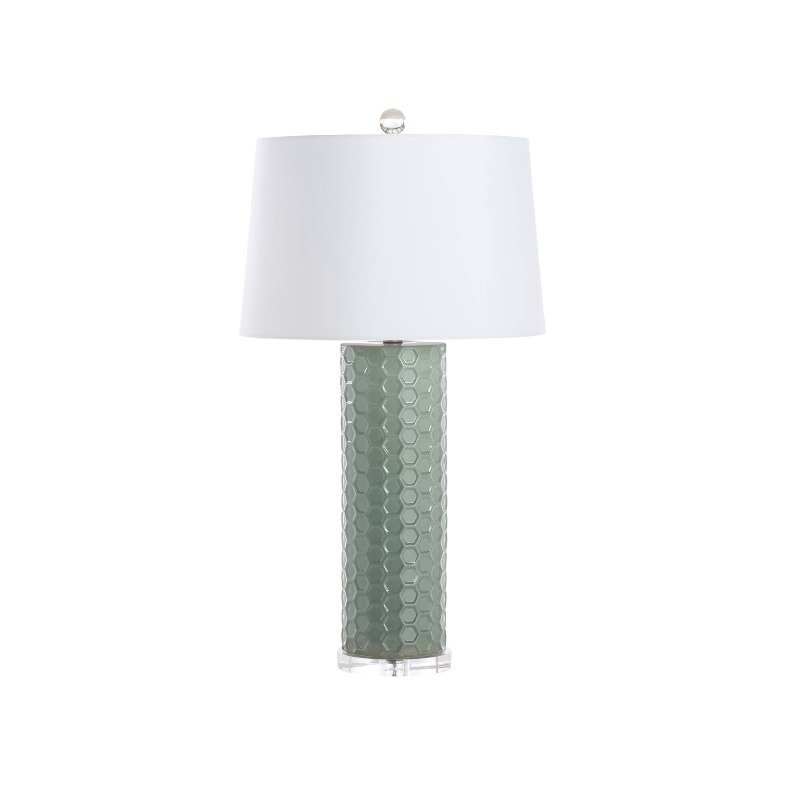 April Honeycomb Lamp - Green