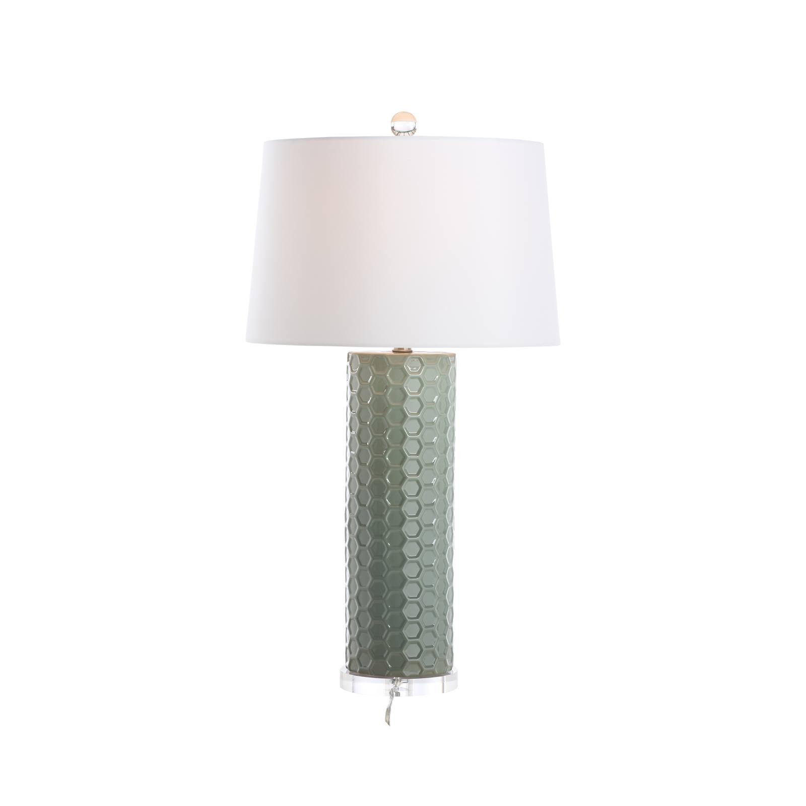 April Honeycomb Lamp - Green