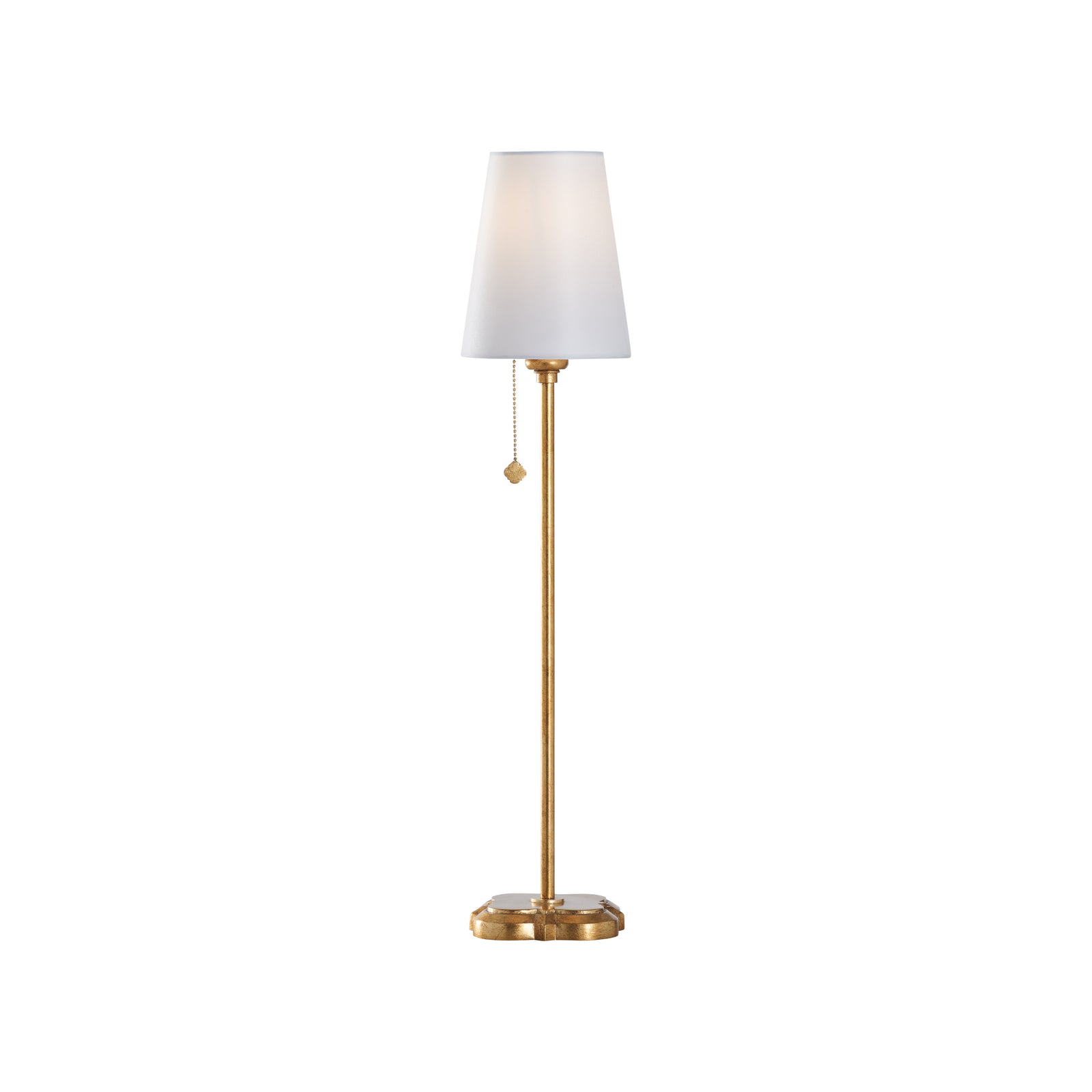 Quatrefoil Table Lamp - Gold Leaf