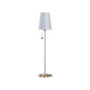 Quatrefoil Table Lamp - Silver Leaf