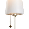 Quatrefoil Table Lamp - Silver Leaf