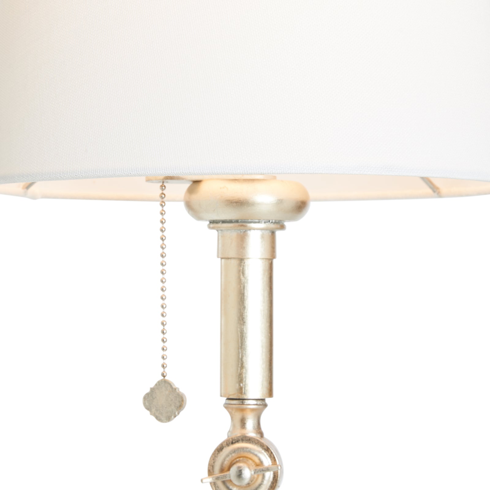 Quatrefoil Floor Lamp - Silver Leaf