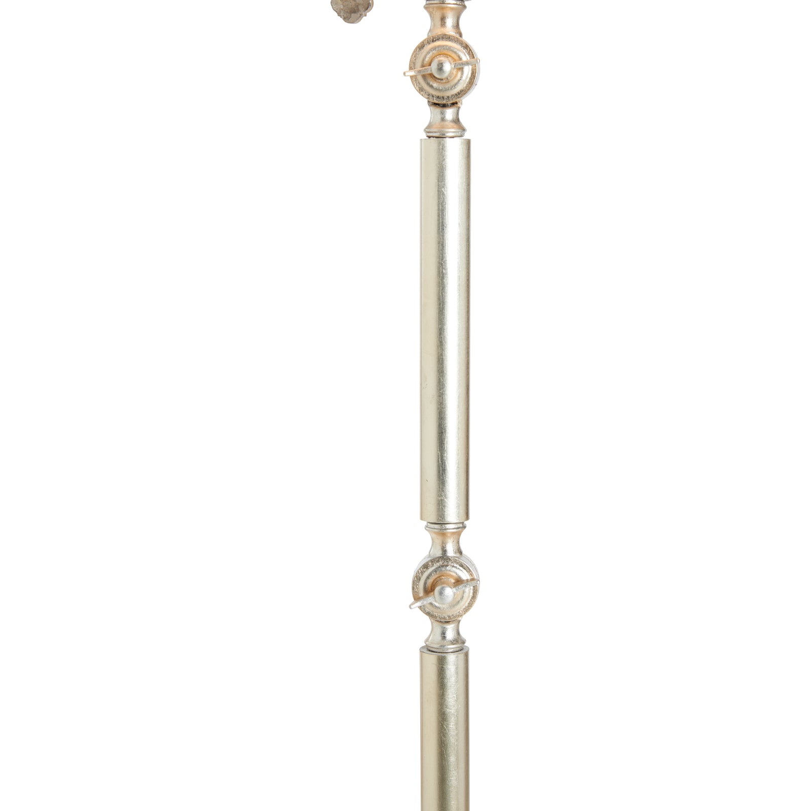 Quatrefoil Floor Lamp - Silver Leaf