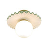 Fancy Ruffle Flushmount