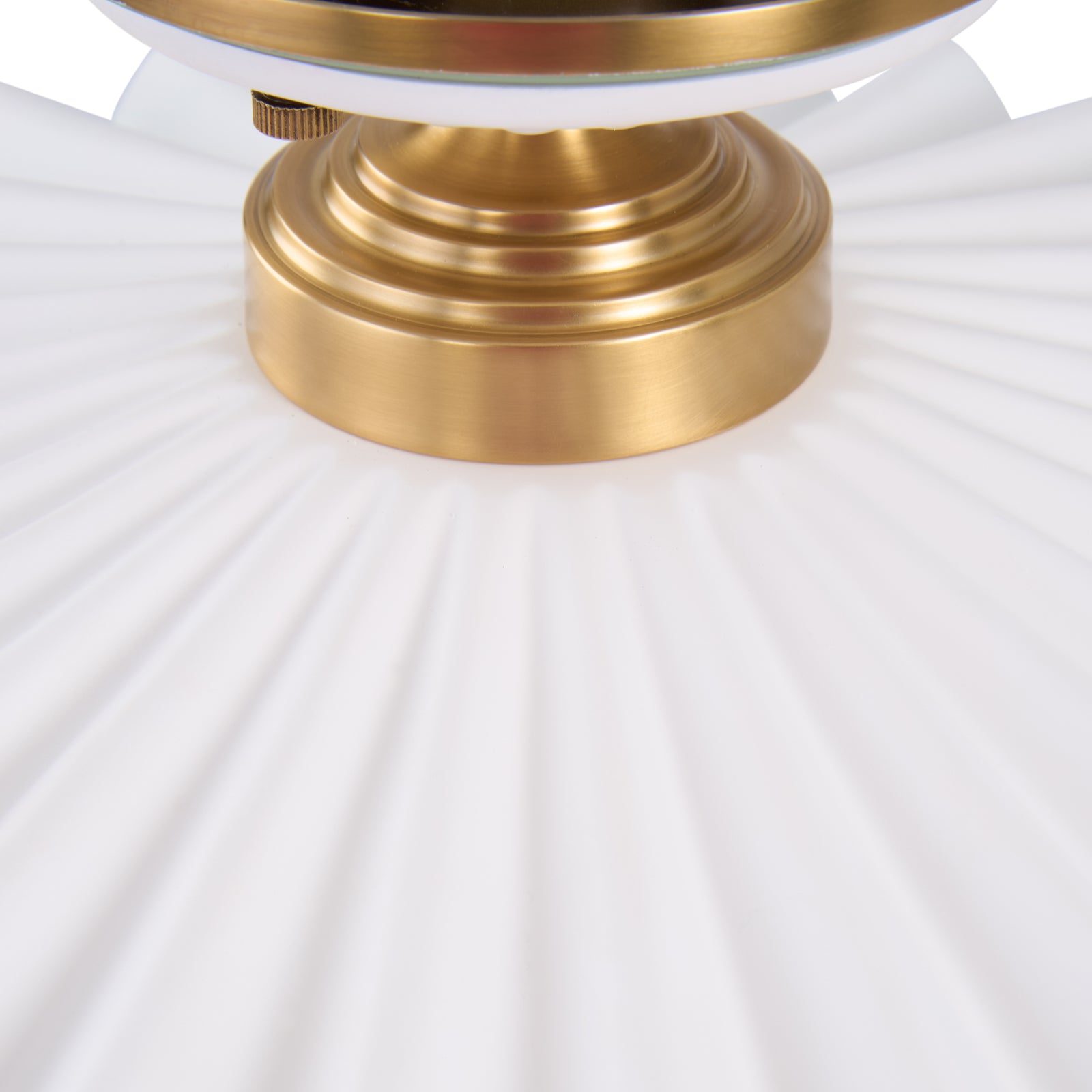 Fancy Ruffle Flushmount