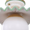 Fancy Ruffle Flushmount