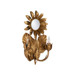 Sunflower Wall Sconce - Gold
