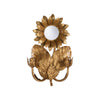 Sunflower Wall Sconce - Gold