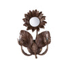 Sunflower Wall Sconce - Bronze