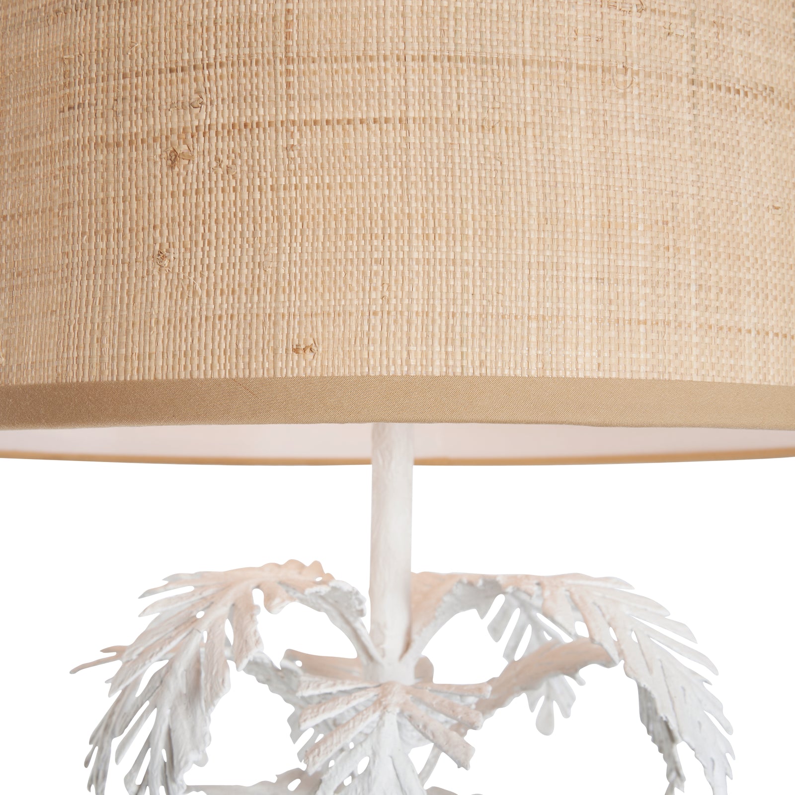 Palm Table Lamp - White