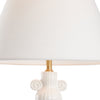 Swirl Handle Lamp - White