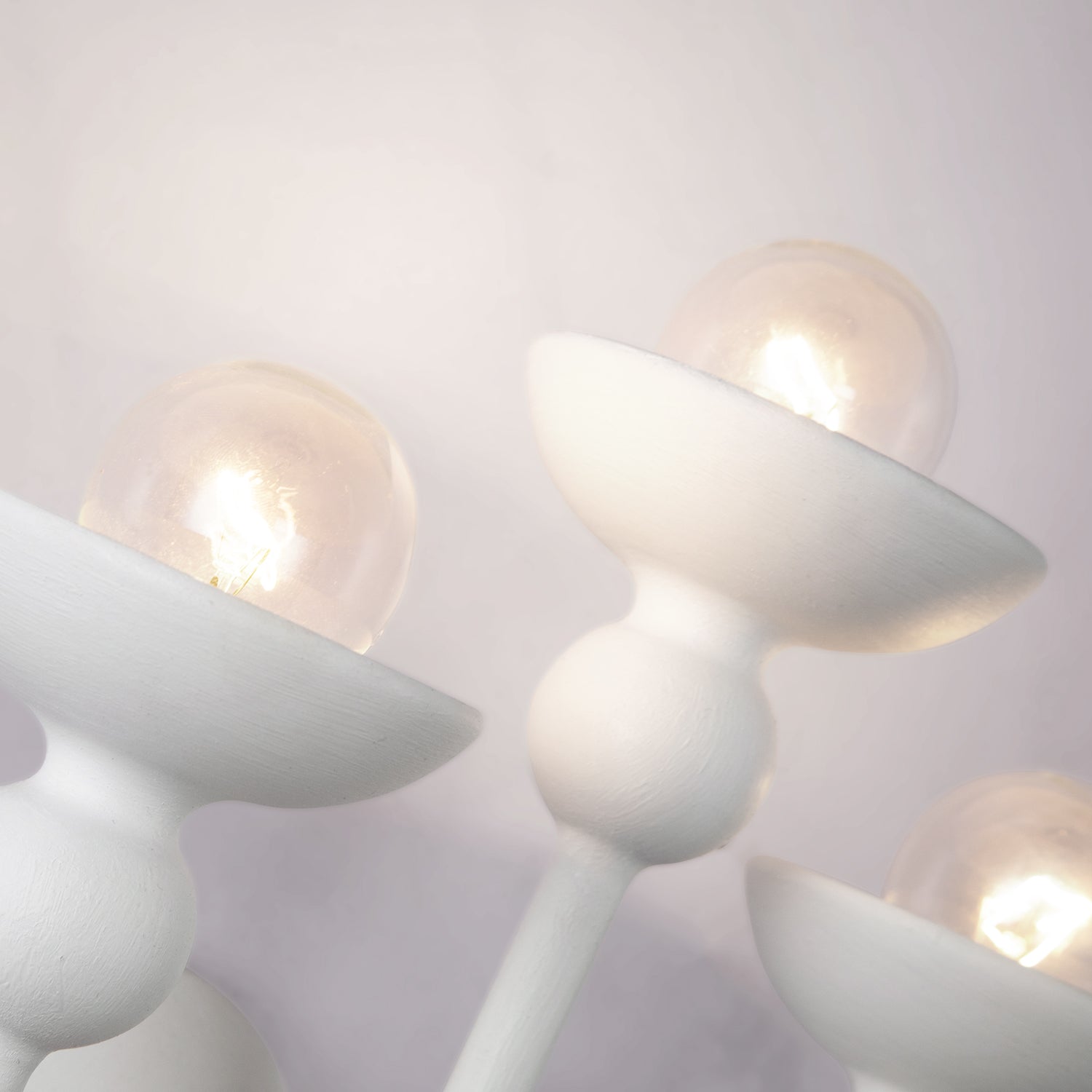 Cadence 11-in Antique White 6 Lights Wall/Vanity