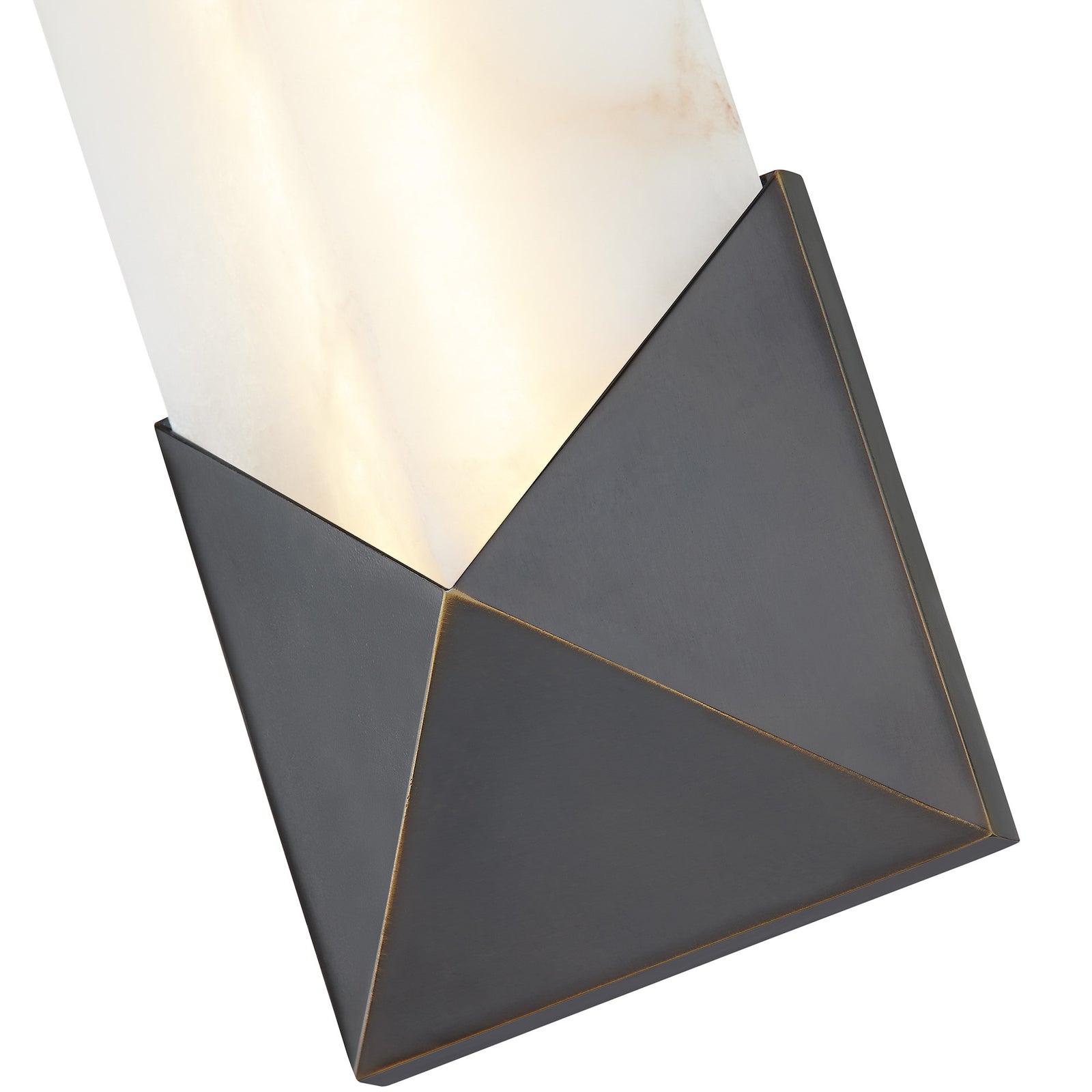 Caesar 12-in Urban Bronze/Alabaster LED Wall/Vanity