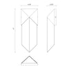 Caesar 12-in Polished Nickel/Alabaster LED Wall/Vanity