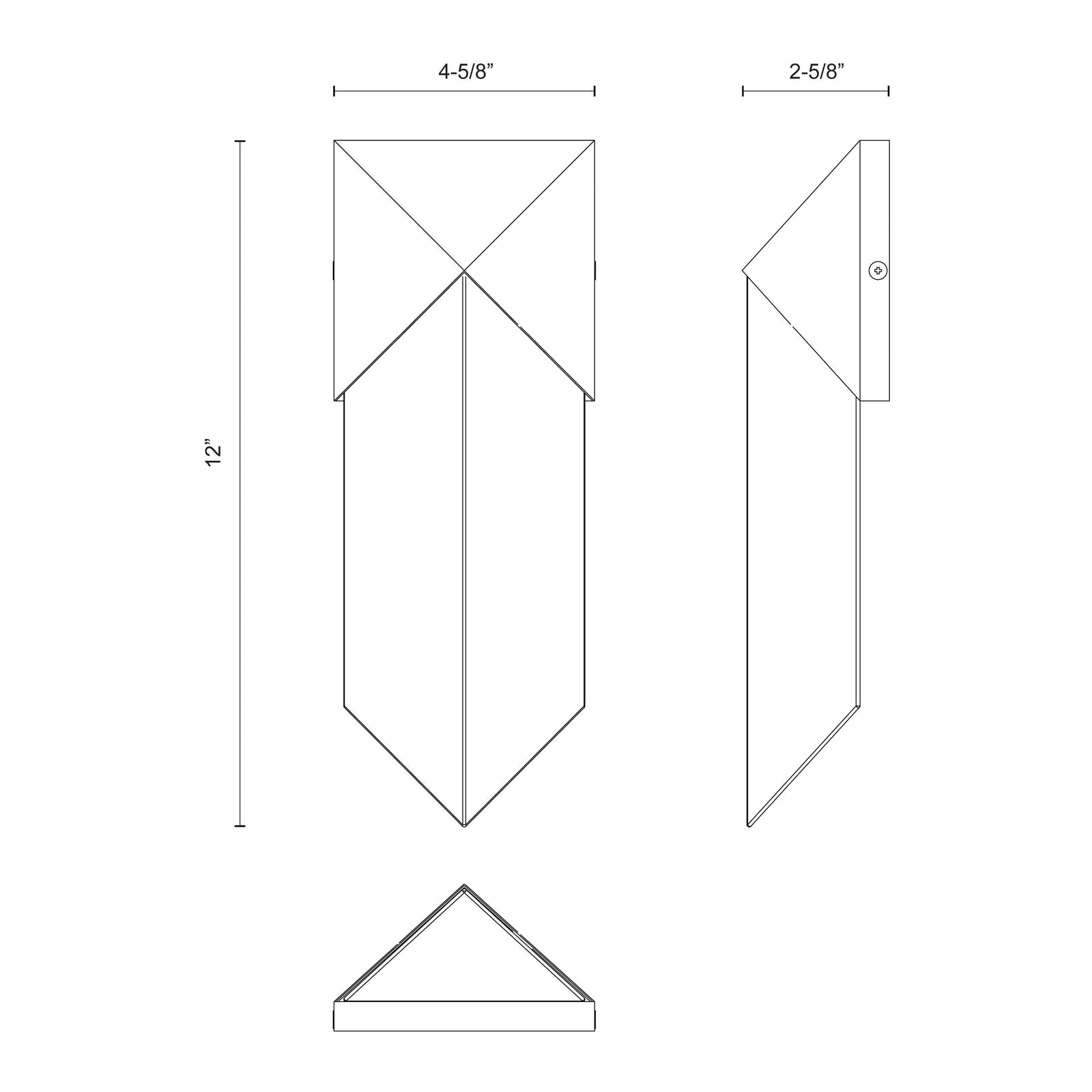 Caesar 12-in Polished Nickel/Alabaster LED Wall/Vanity