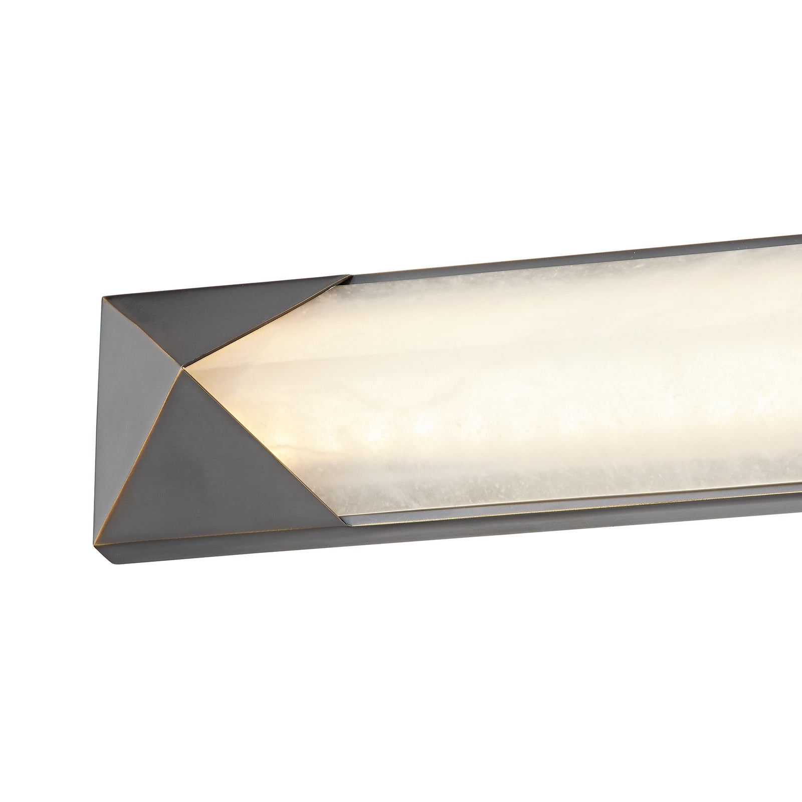 Caesar 25-in Urban Bronze/Alabaster LED Wall/Vanity