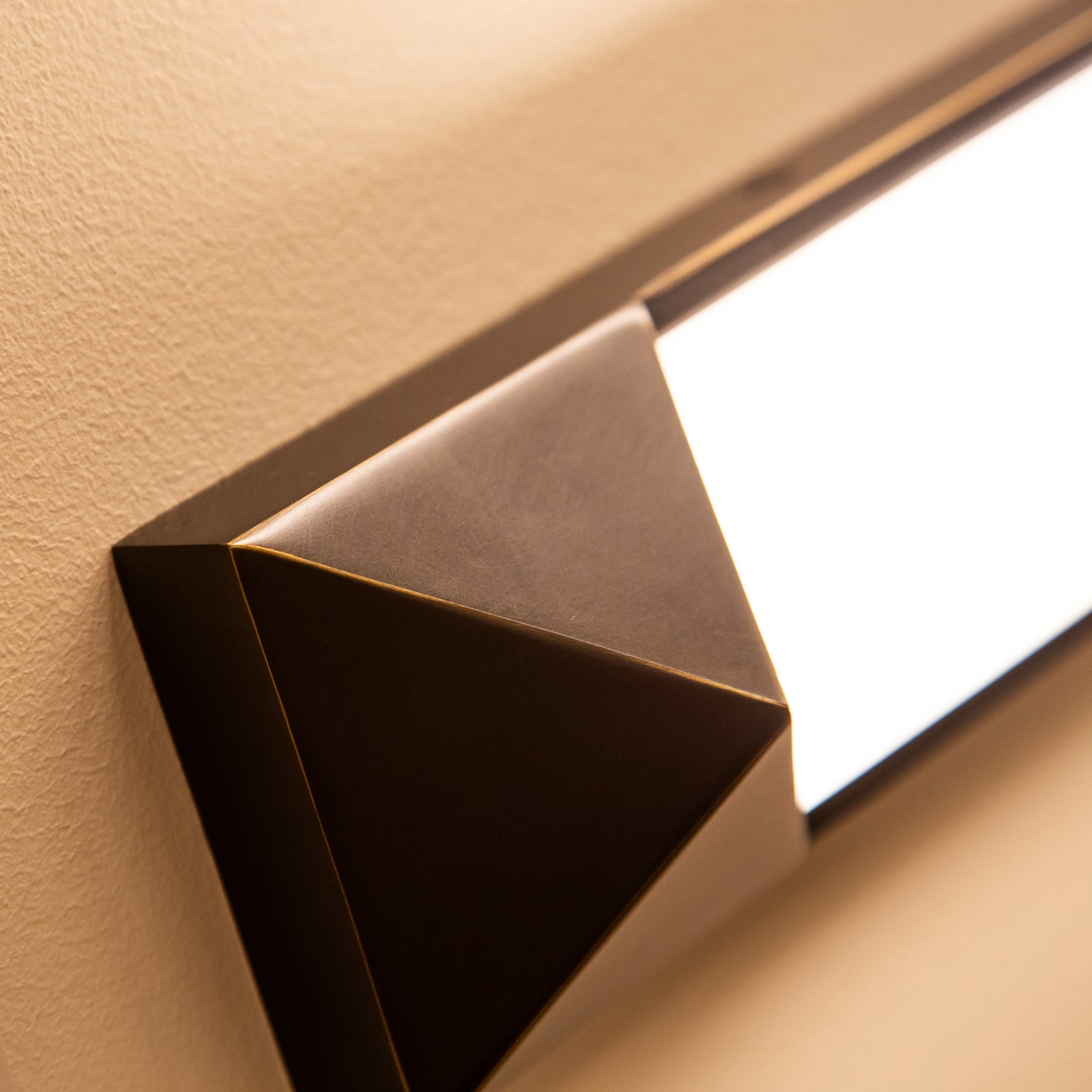 Caesar 25-in Urban Bronze/Alabaster LED Wall/Vanity