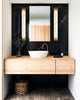 Caesar 25-in Vintage Brass/Alabaster LED Wall/Vanity