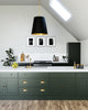 Calor 25-in Black Linen With Gold Parchment/Vintage Brass 3 Lights Pendant