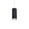 Cameo 8-in Black LED Pendant