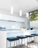 Cameo 8-in White LED Pendant