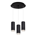 Cameo 11-in Black 3-Light Multi Pendant