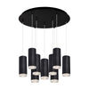 Cameo 18-in Black 9-Light Multi Pendant