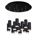 Cameo 24-in Black 13-Light Multi Pendant