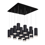 Cameo 19-in Black 16-Light Multi Pendant