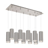 Cameo 27-in Brushed Nickel 10-Light Multi Pendant