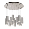 Cameo 24-in Brushed Nickel 13-Light Multi Pendant