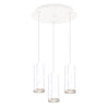 Cameo 11-in White 3-Light Multi Pendant