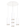 Cameo 14-in White 5-Light Multi Pendant