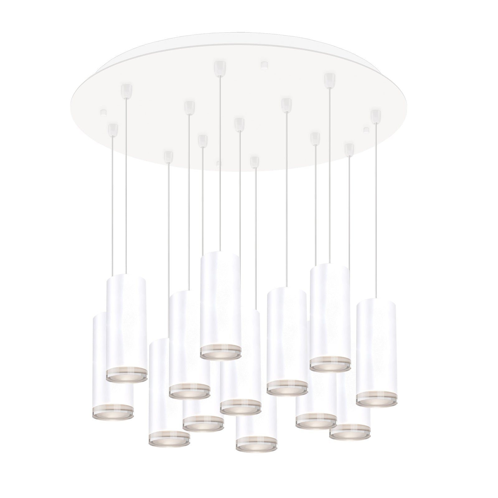 Cameo 24-in White 13-Light Multi Pendant