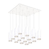 Cameo 19-in White 16-Light Multi Pendant