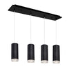 Cameo 25-in Black 4-Light Multi Pendant